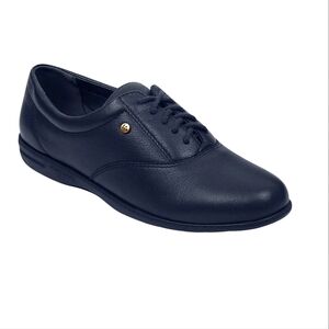 Easy Spirit Motion Women's Size 10.5 M Leather Oxfords All Navy Blue Tie Classic
